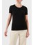 Taşlı Logolu Streç Pamuklu Regular Fit Yuvarlak Yaka T Shirt Bayan T Shirt 7W000492 AF10373 UC001 3