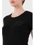 Taşlı Logolu Streç Pamuklu Regular Fit Yuvarlak Yaka T Shirt Bayan T Shirt 7W000492 AF10373 UC001 5