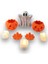 Cadılar Bayramı Hallowen Balkabağı ve Hayalet Temalı Tealight Mumluk Dekor Set 4