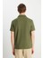 Erkek Regular Fit Polo Yeşil Erkek Kısa Kol T-Shirt 3