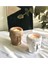 Buda 2'li Tealight Mumluk Mocha & Beyaz 1