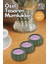 3'lü 3D Baskı Modern Dekoratif Yeşil Mumluk Seti - Tealight Minimal Parti Kına Düğün Mumluklar 1