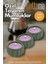 3'lü 3D Baskı Modern Dekoratif Yeşil Mumluk Seti - Tealight Minimal Parti Kına Düğün Mumluklar 2