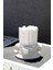 Antik Mimari Sütun Beton Tealight Mumluk 3