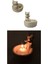 Üşüyen Kedi Mumluk, Tealight Mumluk, Ateş Başında Isınan Kedi Mumluk, Dekoratif Obje 2