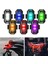 2 Adet Motosiklet Drone Bisiklet Otomotiv Şarjlı Kablosuz Mini LED Lamba Cakarlı 7 Renk Flaşlı 3