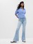 High Rise Split Hem 70S Flare Washwell™ Jean Pantolon 1