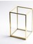 15 x 10 x 10 cm Mumluk Pirinç Gold Geometrik Teraryum Cam Fanus Düğün Nişan Söz Organizasyon Dekoru 4