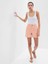 Mid Rise Girlfriend Khaki Washwell™ Şort 1