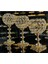 3 Lü Kristal Taşlı Gold Ayaklı Şamdan 1