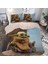 Yoda Krem Temalı Baskılı Çift Kişilik Nevresim Takımı 1