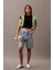 Kadın Ck Slim Crop T-Shirt - Siyah 2