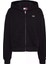 Kadın Tjw Fermuarlı Kapüşonlu Sweatshirt - Siyah 1