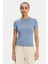 Kadın Tjw Tonal Linear T-Shirt - Mavi 1