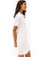 Kadın Tjw Badge Pique Polo Elbise - Ekru 3
