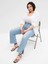Mid Rise Destructed 90S Loose Washwell™ Jean Pantolon 1