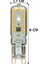 (10 adet) Osaka 5W 3000K (Sarı Işık) G9 Duylu LED Kapsül ampul 3