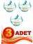 Haliç 3.lü Set Mumluk Turkuaz 1