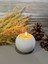 Tealight Beton Mumluk Dekoratif Mumluk Oval Geometrik Beton Mumluk Küre Mumluk 3