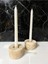 Doğal Traverten Mumluk, Mermer Mumluk, Mermer Tealight, Mumluk 2 Adet, Yuvarlak Mermer Şamdan 4