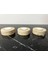 Doğal Traverten Mumluk, Mermer Mumluk, Mermer Tealight Mumluk 3 Adet, Yuvarlak Mermer Mumluk 5