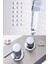 Massage Shower Panel Çift Renk Victoria Siyah- Teak Ağacı Desenli Premium Lena 4