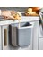 Katlanabilir Askılı Mutfak Tezgahaltı Çöp Kovası - Dolap Içi Gizlenebilir Akordiyon Çöp Kovası | Gri 1
