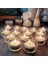 14 Adet Cam Mumluk Tea Light Mum Için Cam Mumluk Tealight Cam Mumluk 4.5x2 cm Yılbaşı Aksesuarları 3