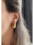 Lucky B&e Gözyaşı Damla Model Çelik Küpe Gold 2