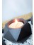 3'lü Prizma Siyah Tealight Mumluk Seti • Dikdörtgen Sunum Tepsili • Hediyeli / 0013PMS3S 5