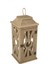 Ahşap Ham Mdf Boyanabilir Büyük Boy Dekoratif Fener-Şamdan-Mumluk ( 15 x 15 x 32 ) 1