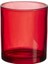 Kırmızı Transparan Cam Bardak Mumluk - Doluma Uygun 405 1