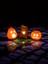Cadılar Bayramı 3'lü Set - 2 Bal Kabağı ve 1 Ağaç, Halloween Dekor, Tealight Mumluk 2