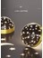 Dolunay Model Gold Kaplama 3 Renk Metal Salon Mutfak Oturma Yatak Odası Modern LED Sarkıt Avize 3