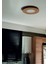 42 cm - Yuvarlak Meşe Kaplama LED Tavan Aydınlatması, Yatak Odası, Koridor, Banyo Lambası 1