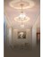 Stylish Kristal Modern Dekoratif Mutfak Yatak Odası Koridor Salon Oda Hol Antre Şık Gold Tekli Aviz 1