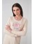 Pjs 24503 Bayan Yazı Detaylı Pijama Takımı 2