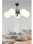 Narin 5 Li Modern (Beyaz Camlı) Salon Yatak Odası Mutfak Genç Odası Avize 1