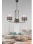 Destan 3 Lü Modern (Siyah Gold) Bal Camlı Salon Yatak Odası Mutfak Genç Odası Avize 1
