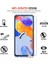 Xiaomi Redmi Note 11 Pro - 12 Pro 4g Uyumlu Kılıf Kamera Çıkıntılı Korumalı Yumuşak Şeffaf Silikon + 9h Ekran Koruyucu Cam Set 2in1 2