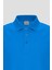ALTINYILDIZ CLASSICS Erkek Royal Mavi %100 Pamuk Kıvrılmaz Polo Yaka Slim Fit Dar Kesim Tişört 1