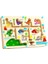 Montessori Manyetik Renk Sıralama Oyunları Labirent Tahtası Kalem Hareketli Boncuk Oyunları Ahşap Kontrol Duyusal Oyun Çocuklar Için Eğitici Oyuncaklar Renk: Dinozor (Yurt Dışından) 1