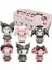 Sanrio Kawaii Kör Kutu Bebek Kuromi Karikatür Figür Benim Melodi Lolita Tarzı Sevimli Mini Dıy El Yapımı Dekoratif Model Oyuncak Hediyerenk: 6 Adet (Yurt Dışından) 1