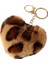 Yeni Kalp Peluş Saç Topu Anahtarlık Kadın Leopar Ponpon Aşk Araba Anahtarlık Çanta Kolye Hairball Anahtar Yüzükler Takı (Yurt Dışından) 1