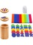 Ahşap Eşleştirme Oyuncakları Montessori Renk Eşleştirme Sıralama Çubuğu Denge Oyuncak Ince Motor Becerileri Matematik Öğrenme Eğitici Oyuncaklar Çocuk Renk:b (Yurt Dışından) 1