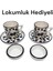 Luxury Kahve Fincanı Siyah Benekli 2 Kişilik Lokumluk Hediyeli 6 Parça Double 100 Ml/yeni 1 Adet 1