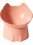 1pc Bıyık Yükseltilmiş Kedi Kasesi, Eğik Kenar ile Önleyici Plastik Yükseltilmiş Evcil Hayvan Besleme Yemeği, Boyun Koruma Kedisi Gıda Color: Pembe (Yurt Dışından) 1