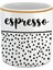 Luxury Espresso Yazılı Desenli Espresso, Double Türk Kahvesi Fincanı - Kulpsuz Bardak 1 Adet 1