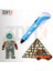 - 3D Kalem - 3D Pen 3 Boyutlu Yazıcı Mavi Kalem + Hediye 45 Metre Filament 3