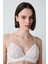 Glam Sequin Lace Kırık Beyaz Sütyen 3